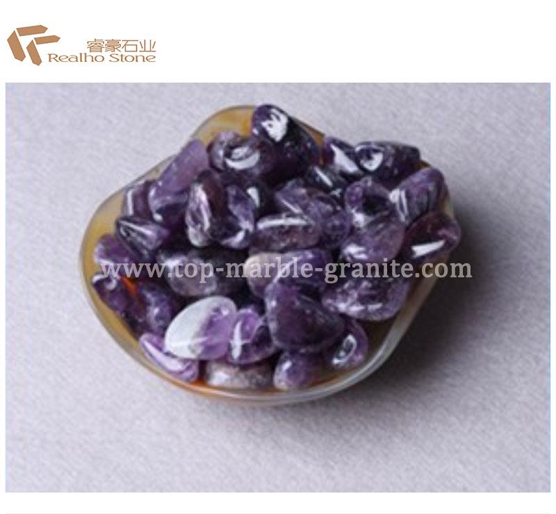Purple agat steinn Purple agate stone