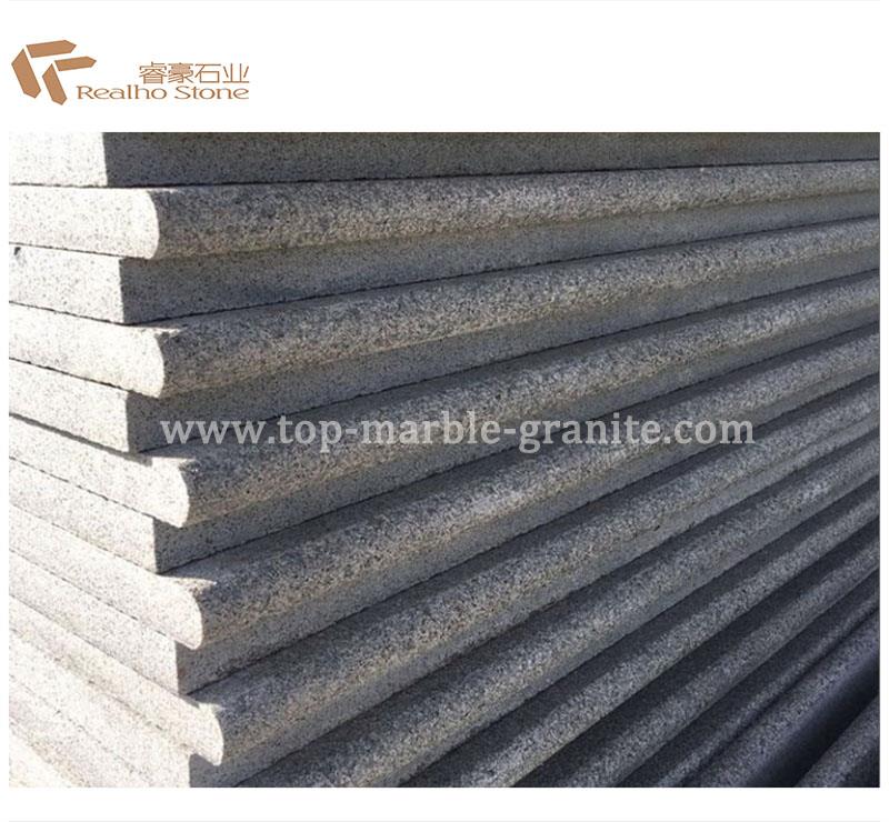 G654 flamed step with bullnose