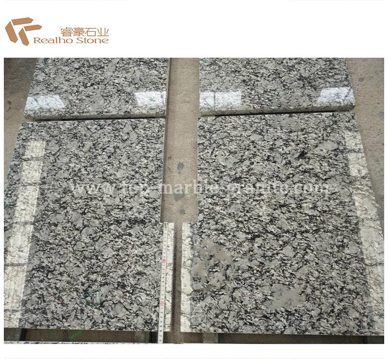 Kínverska úðahvít granítflísar Chinese Spray White Granite Wall Tiles