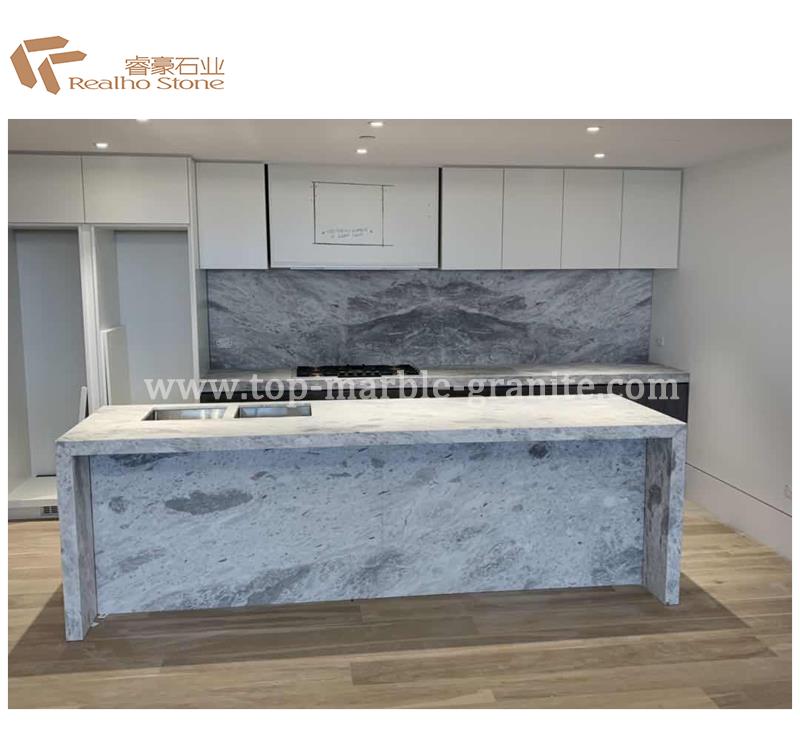 Elba Blue Marble eldhúsborð Elba Blue Marble Kitchen Countertop
