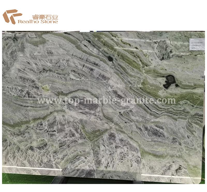 white marble with green veins