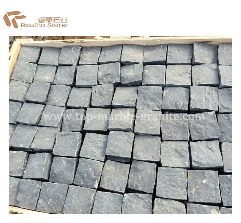 black basalt paving stone