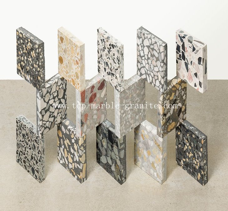 Various terrazzo blocks