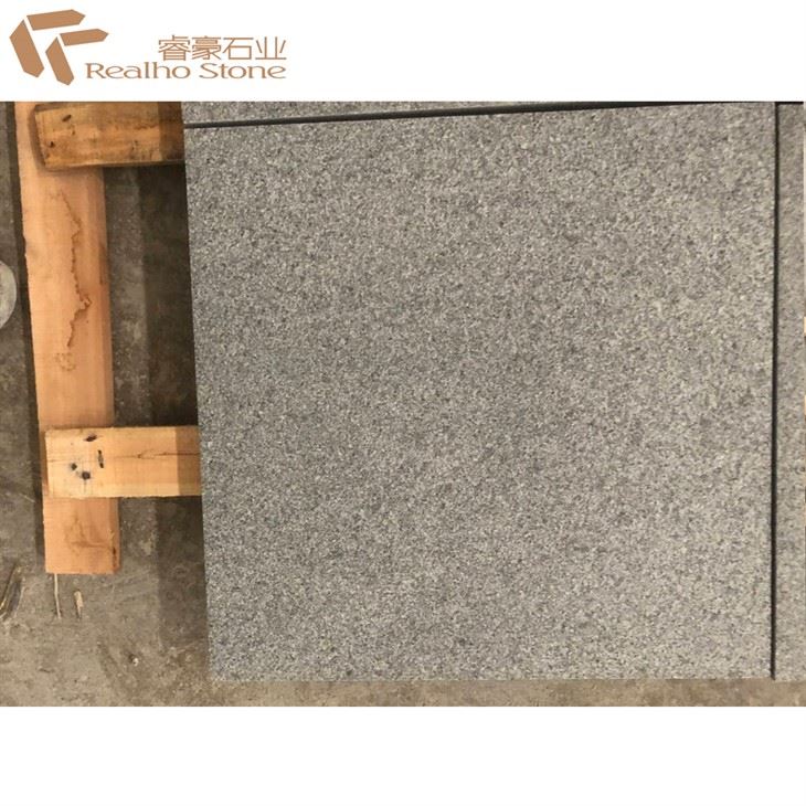 Flamed finished G654 Sesame grey granite