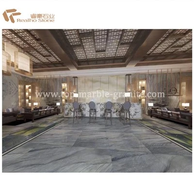 Heildsöluverð bitur blár marmari