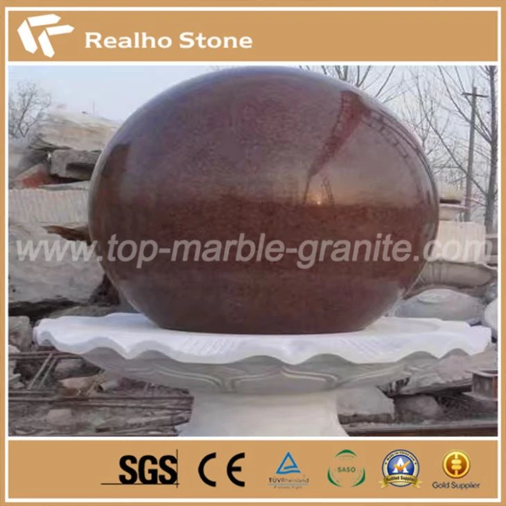 Nature Stone Fengshui Sphere Fountain
