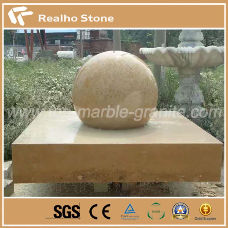 Nature Stone Fengshui Sphere Fountain