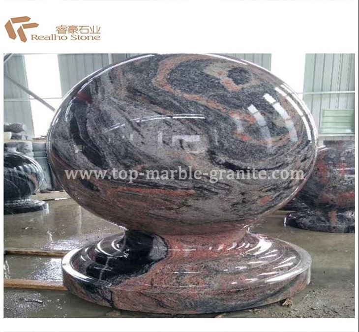 Multicolor Red Granite Ball