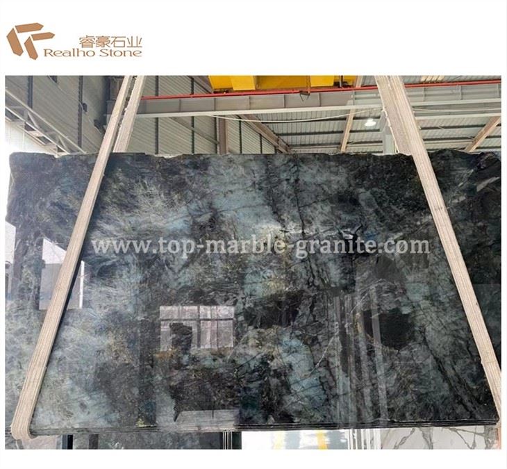 blue granite floor tile