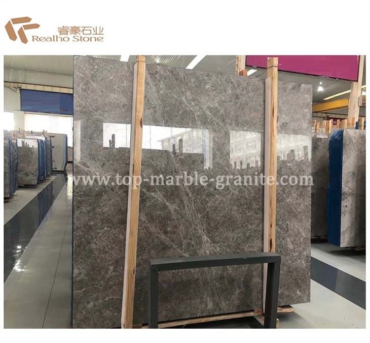 Grey marble slab