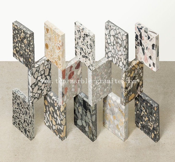 Various terrazzo blocks